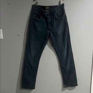 Men's Urban Star Dark Blue Straight Jeans 34x31